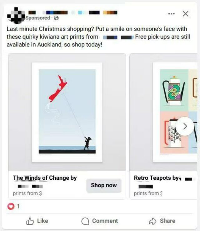 Facebook Carousel Ad Client