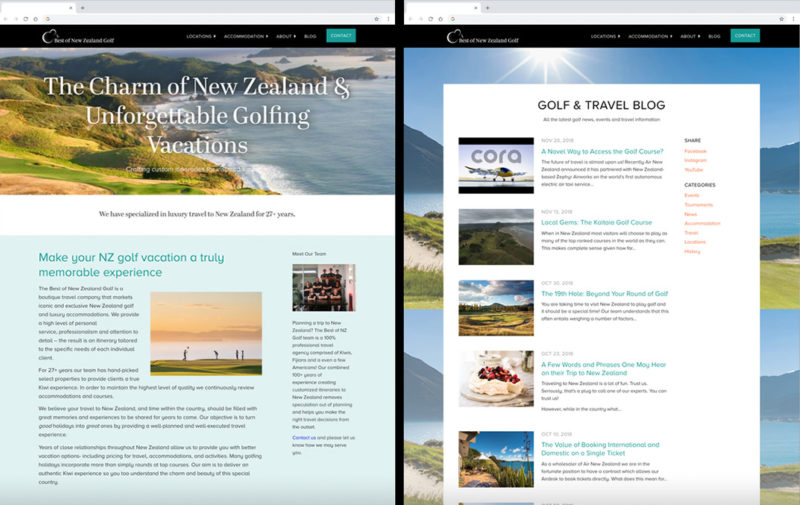 Custom Website Preview Best Of Nz Golf