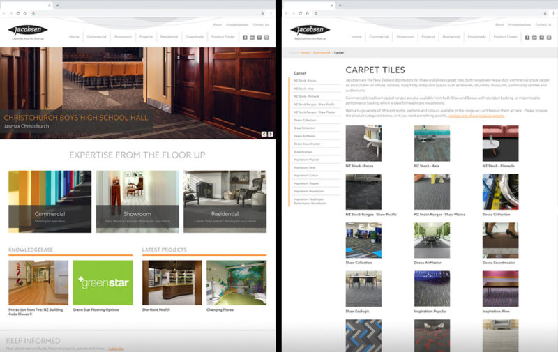 Custom Website Preview Jacobsen